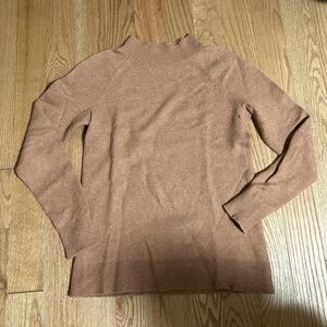 LOFT Women's Brown Turtleneck Sweater